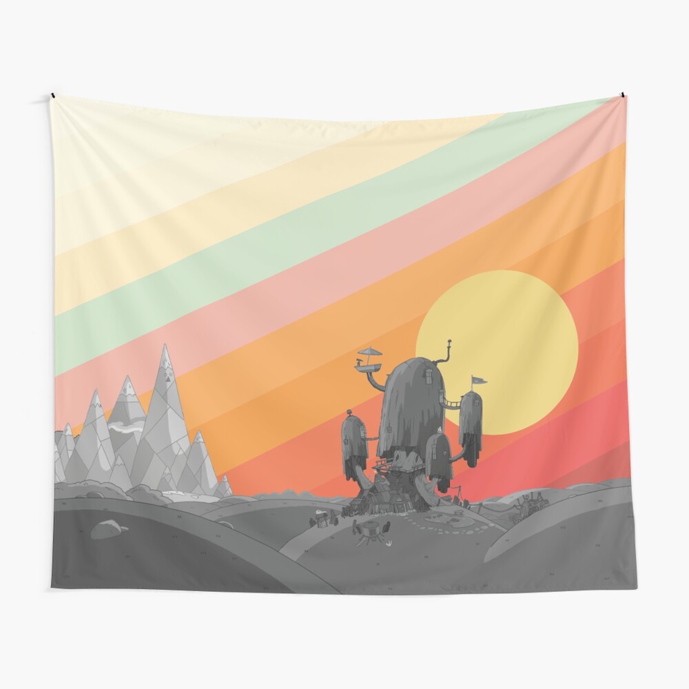 Land Of Ooo (Adventure Time) Wall Tapestry