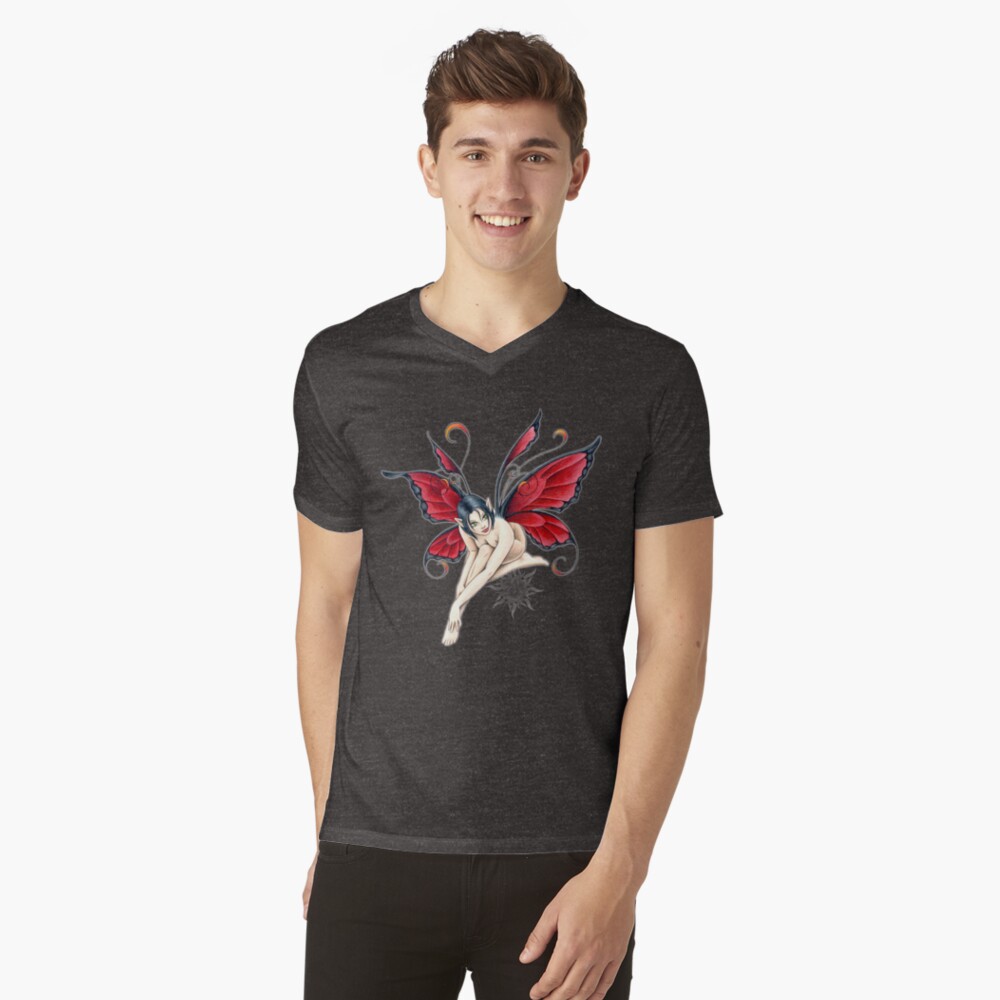 Little Red Fae '03 V-Neck T-Shirt