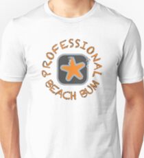 Professional Beach Bum Slim Fit T-Shirt