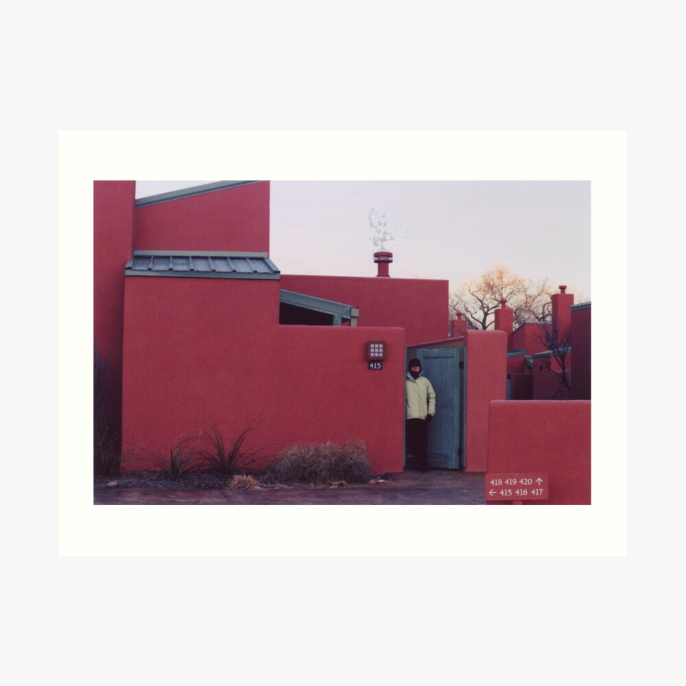 Santa Fe, New Mexico in Winter Art Print