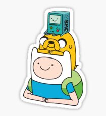 Finn Jake BMO Sticker