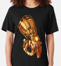 Infinity Gauntlet - Circle Game Slim Fit T-Shirt