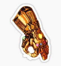 Infinity Gauntlet - Circle Game Sticker