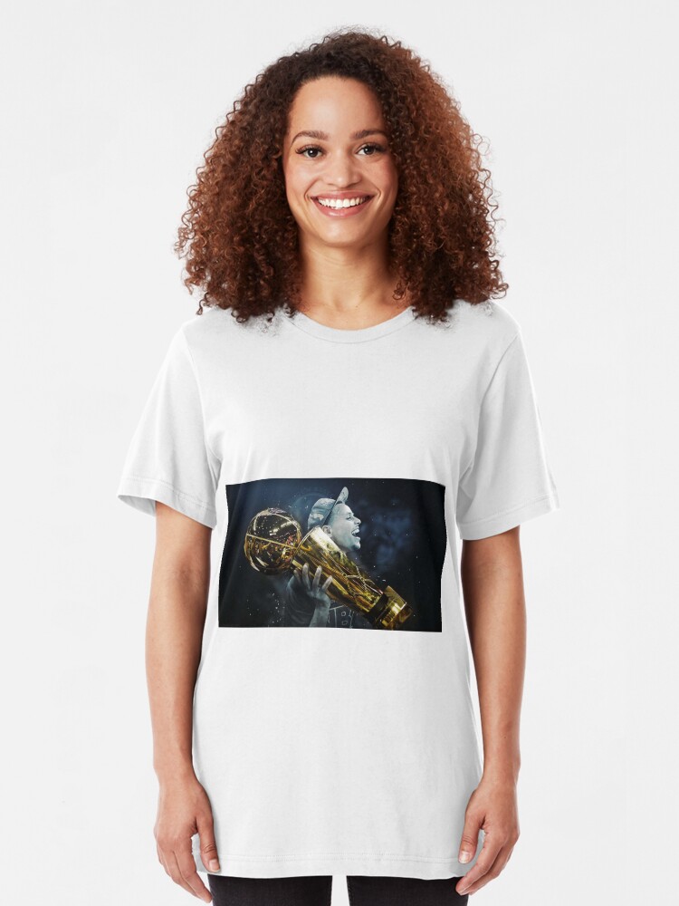 Alternate view of stepen curri basket Slim Fit T-Shirt