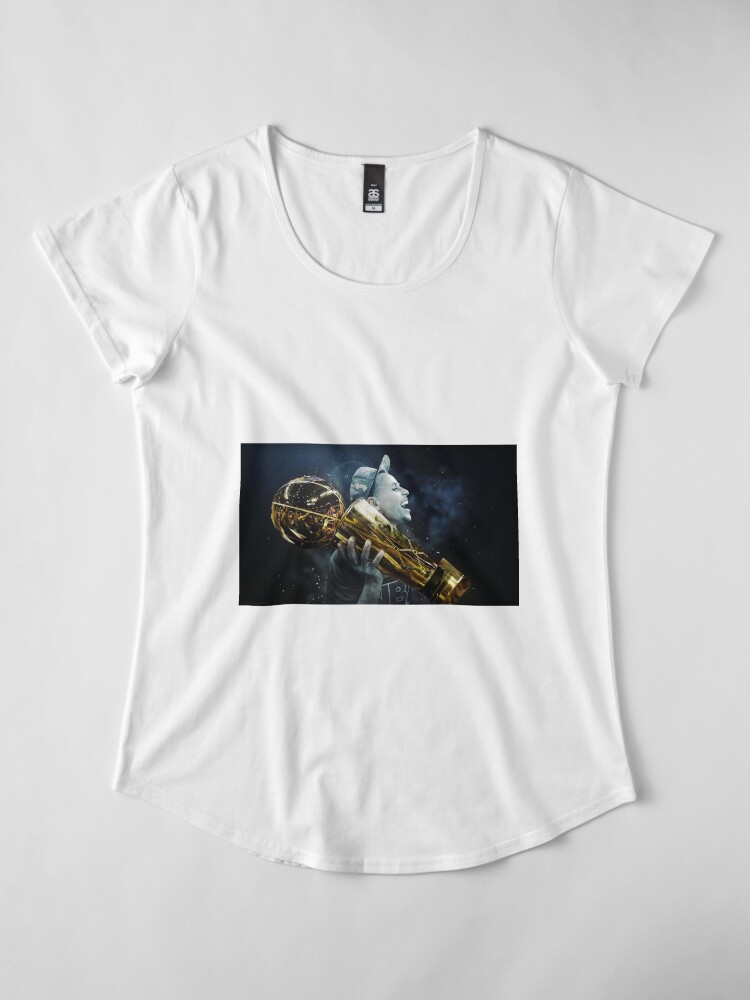 Alternate view of stepen curri basket Premium Scoop T-Shirt