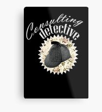 Consulting Detective Metal Print