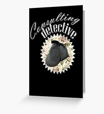 Consulting Detective Greeting Card