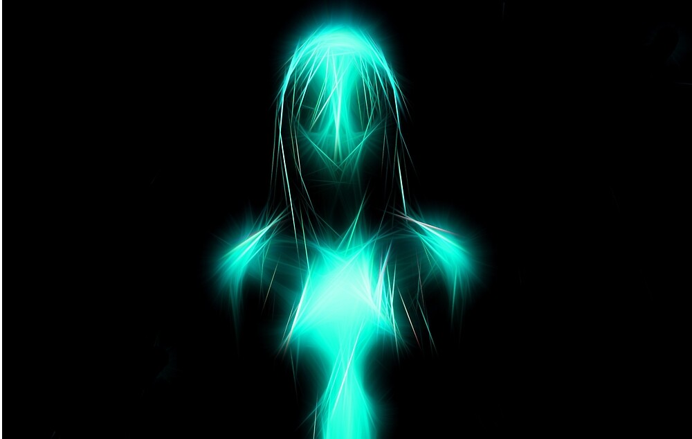 alien blue reflective