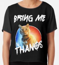 Goose-The-Flerken-Cat-Bring-Me-Thanos Chiffon Top