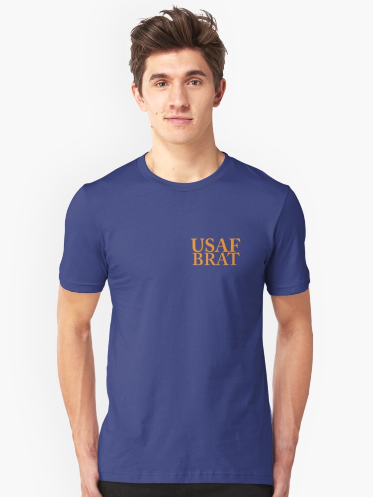 Alternate view of USAF Brat Slim Fit T-Shirt
