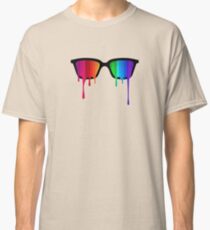 Love Wins! Rainbow - Spectrum (Pride) / Hipster Nerd Glasses Classic T-Shirt