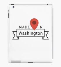 Hergestellt in Washington iPad-Hülle & Klebefolie