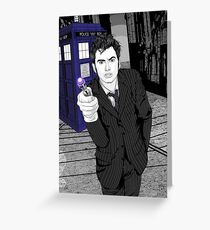 The Tenth Doctor (What??) Greeting Card
