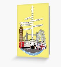 Welcome To London Greeting Card
