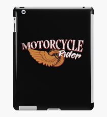 motorcycle rider iPad-Hülle & Klebefolie