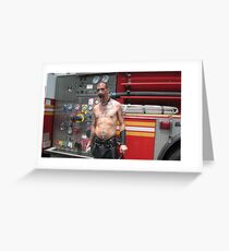 On fire! Greeting Card