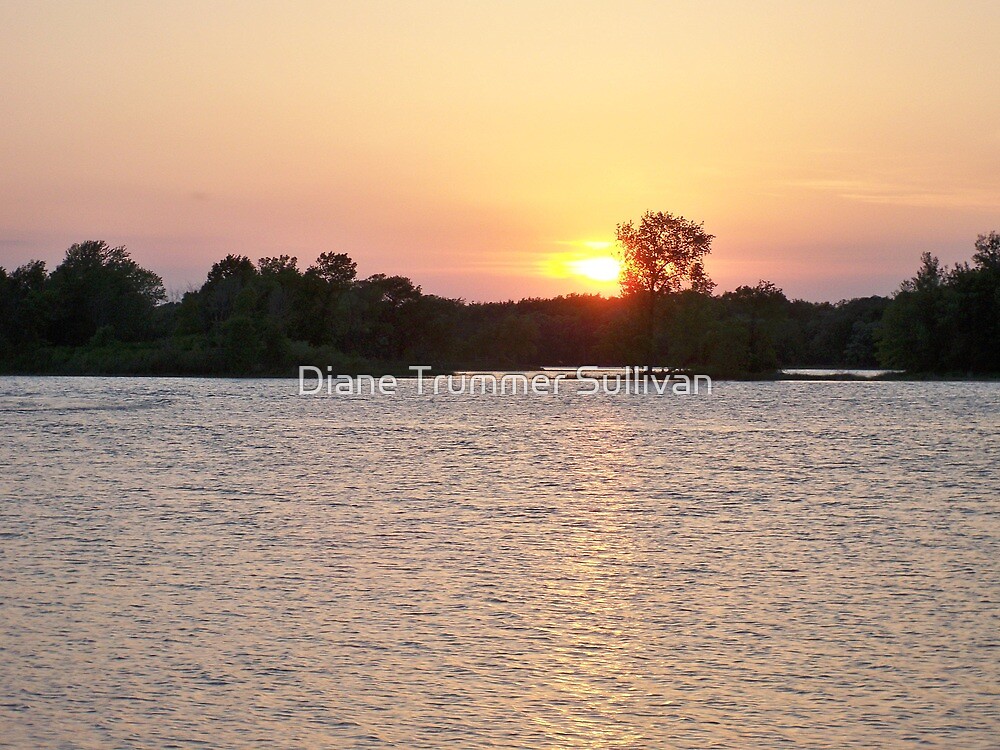 "Shakopee, Minnesota Sunset THOLE LAKE" by Diane Trummer Sullivan