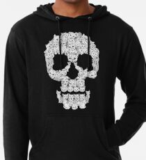 Sudadera con capucha ligera Skulls are for Pussies