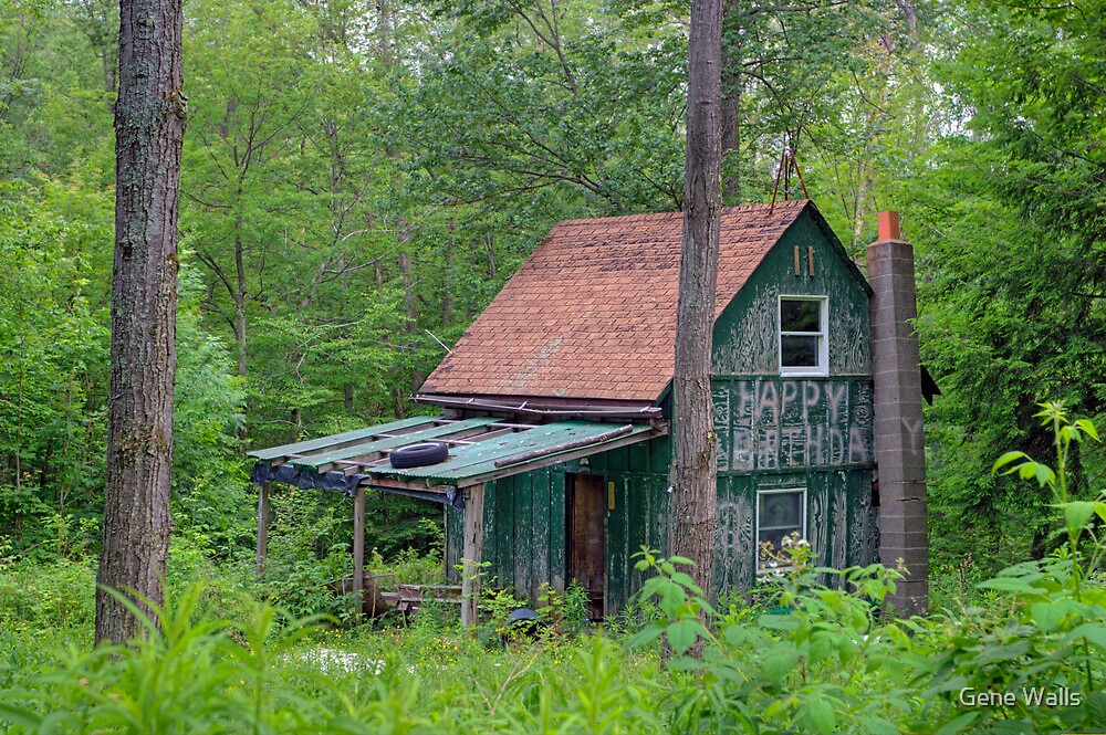 ““Happy Birthday” Cabin” by Gene Walls | Redbubble