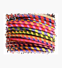 Hula Hoops Photographic Print
