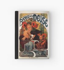 Cuaderno de tapa dura 'Bieres de la Meuse' de Alphonse Mucha (Reproducción)