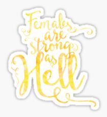 Strong as Hell Sticker