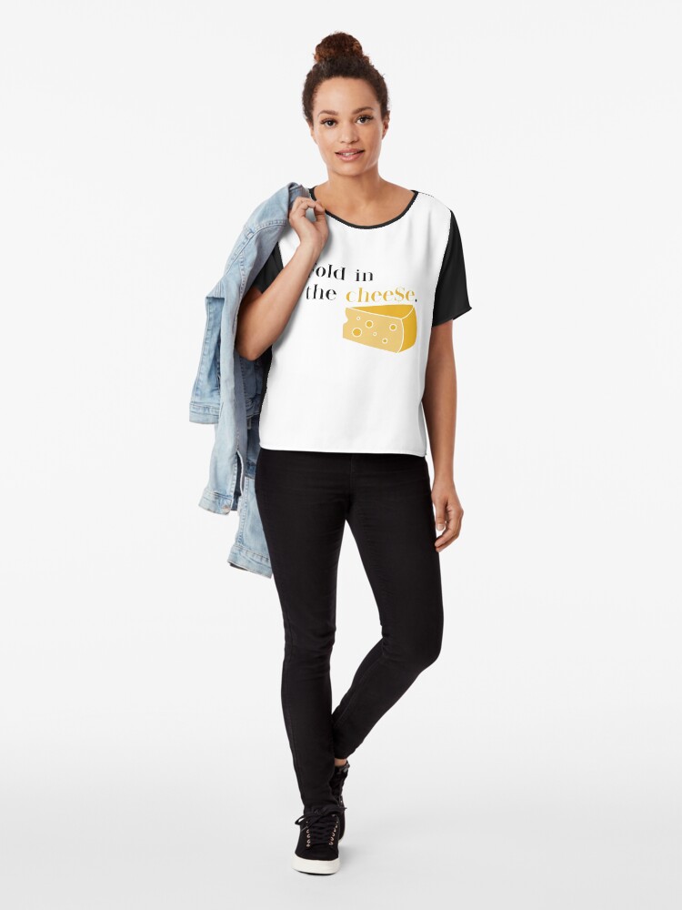 schitts creek t shirt fold in the cheese
