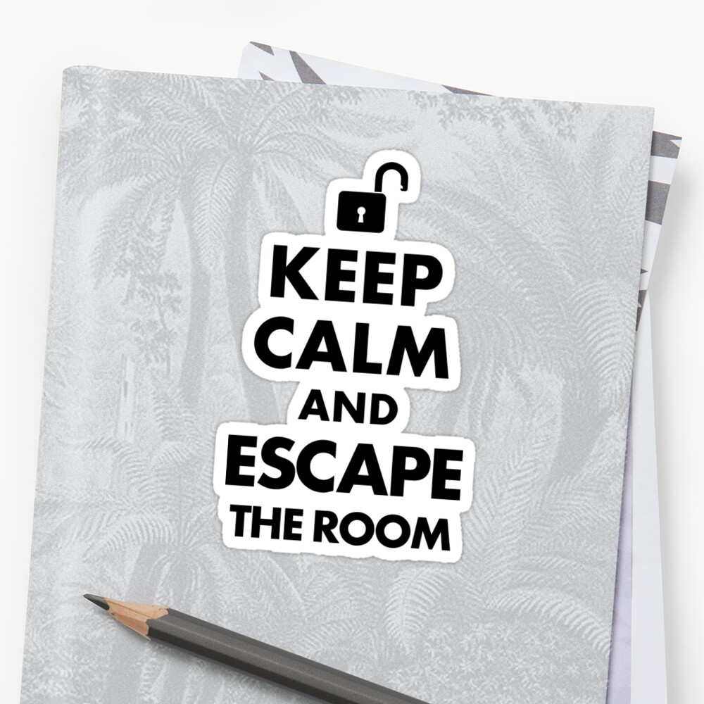 funny-keep-calm-and-escape-the-room-escape-room-sticker-by