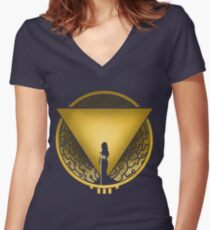 Cloudbank's Finest Women's Fitted V-Neck T-Shirt