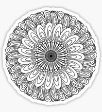 Pegatina Flor dibujada a mano 2