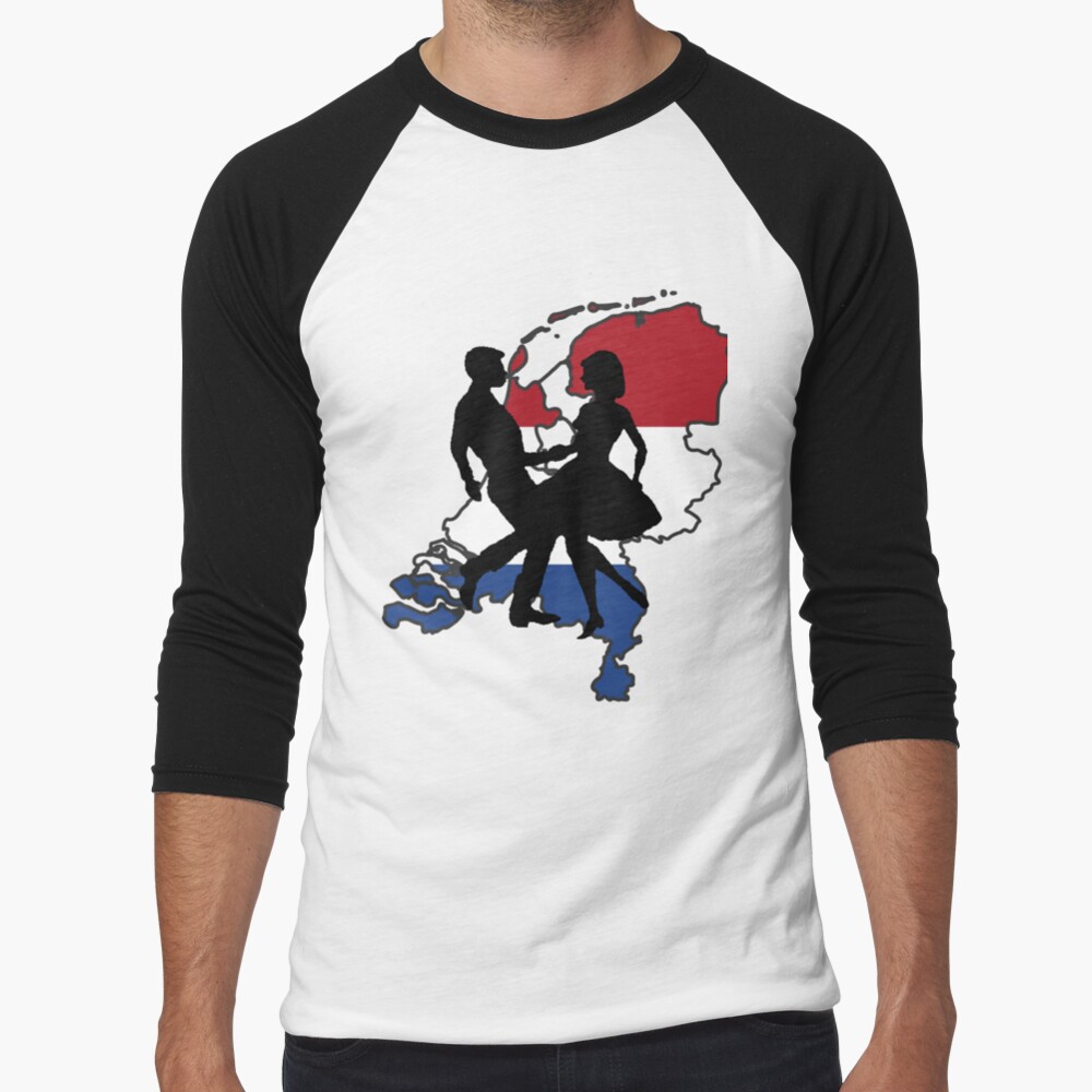 Netherlands SQD Baseball ¾ Sleeve T-Shirt
