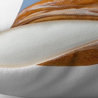 Alternate view of Breakaways at dusk Throw Pillow