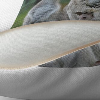 Alternate view of A comfy ride Throw Pillow