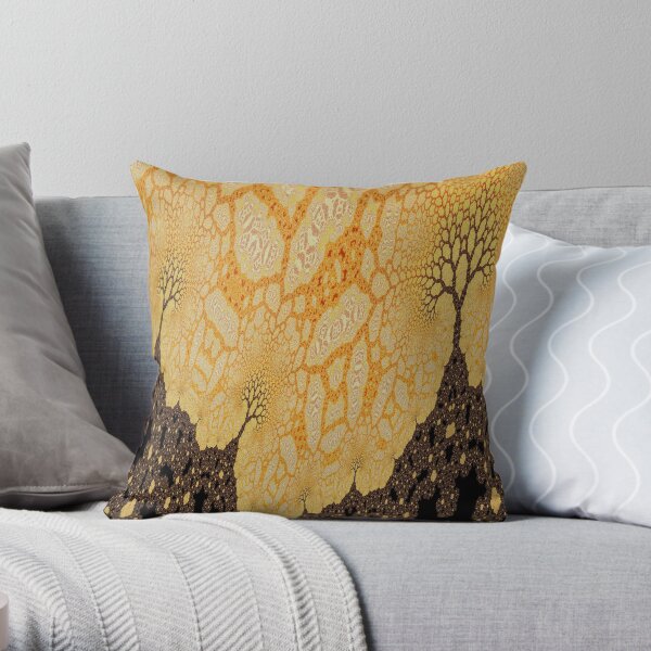 Tree Valley Throw Pillow