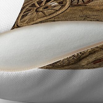 Alternate view of Wagon Wheels Throw Pillow