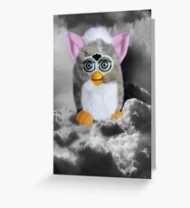 āāāæāāFERBY IN CLOUDS COMING TO MAKE A HOME ON EARTH CARD/PICITUREāāāæāā Greeting Card