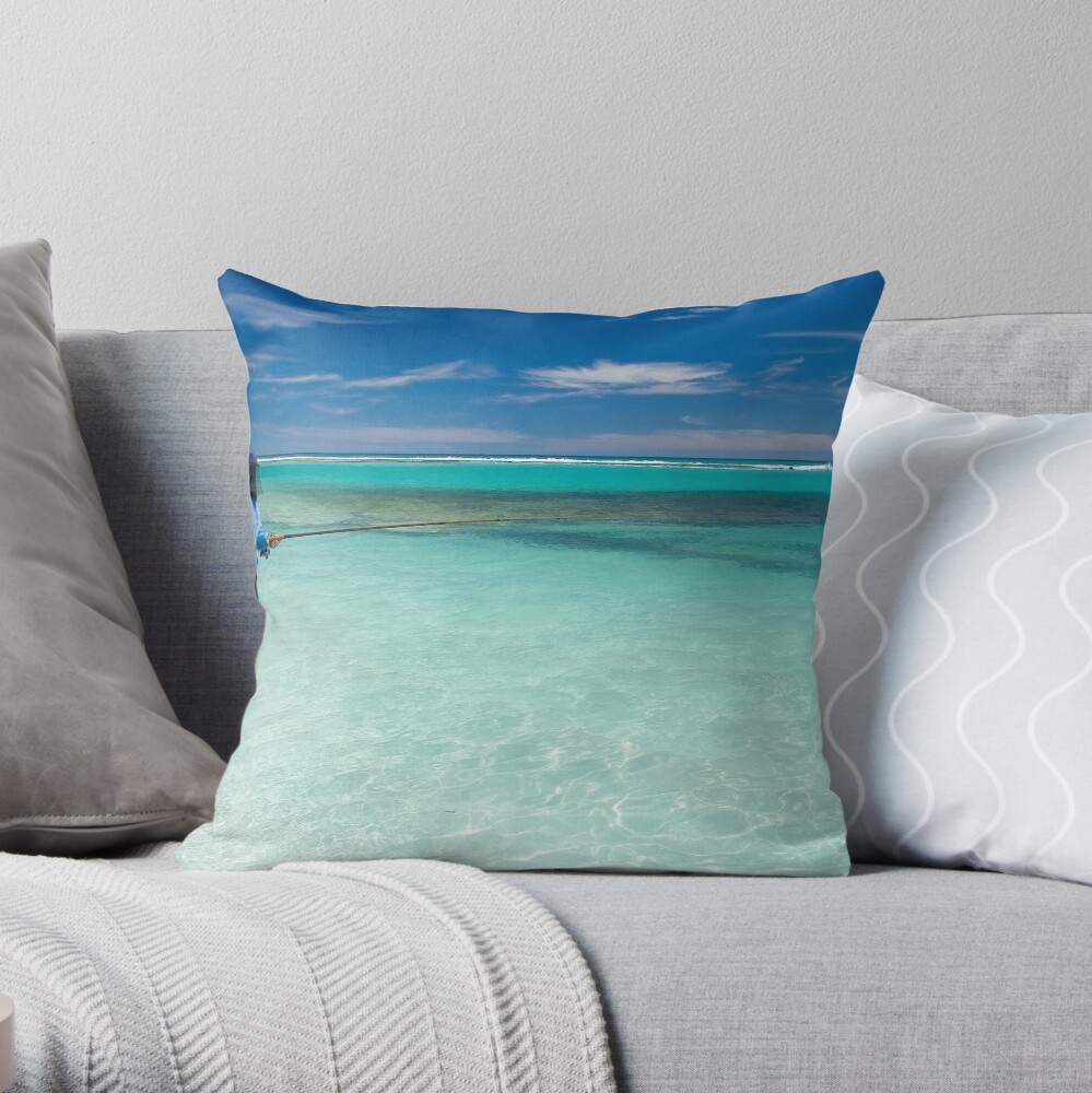 Fishermans Paradise. Throw Pillow