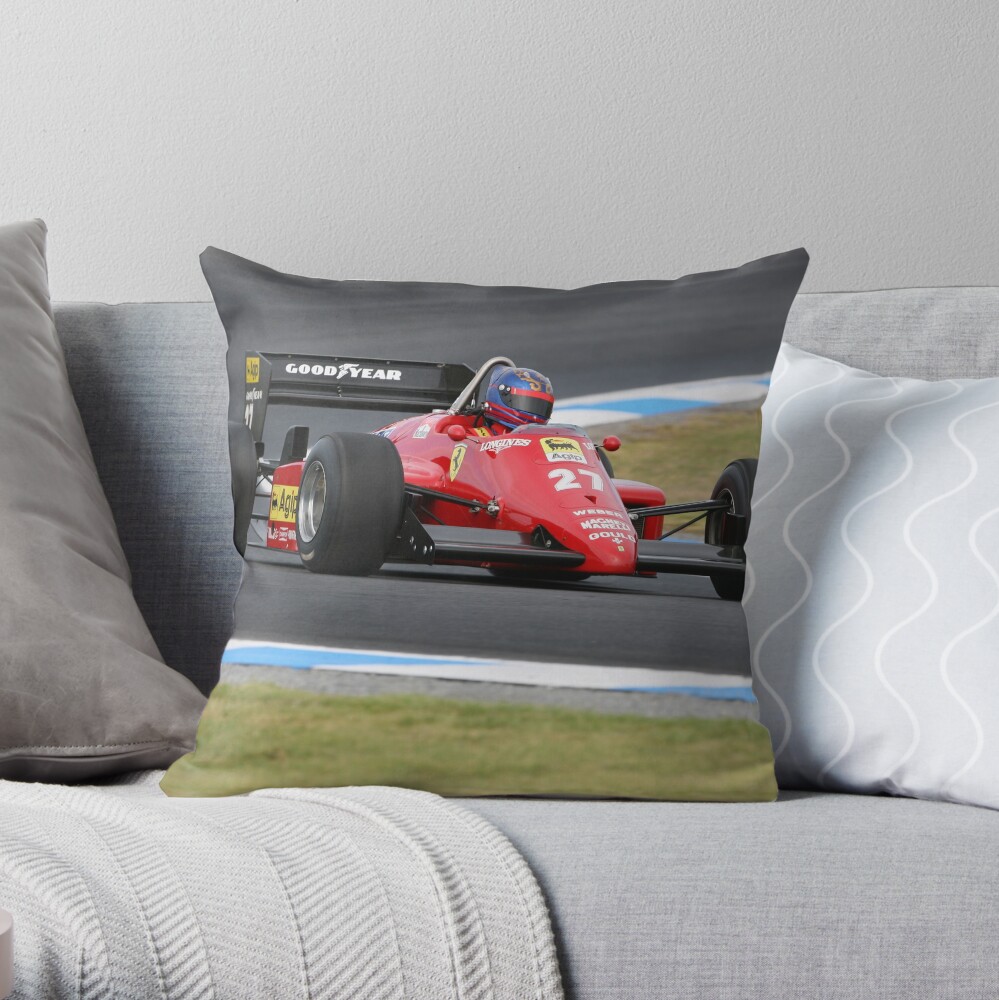 Ferrari F1 Throw Pillow
