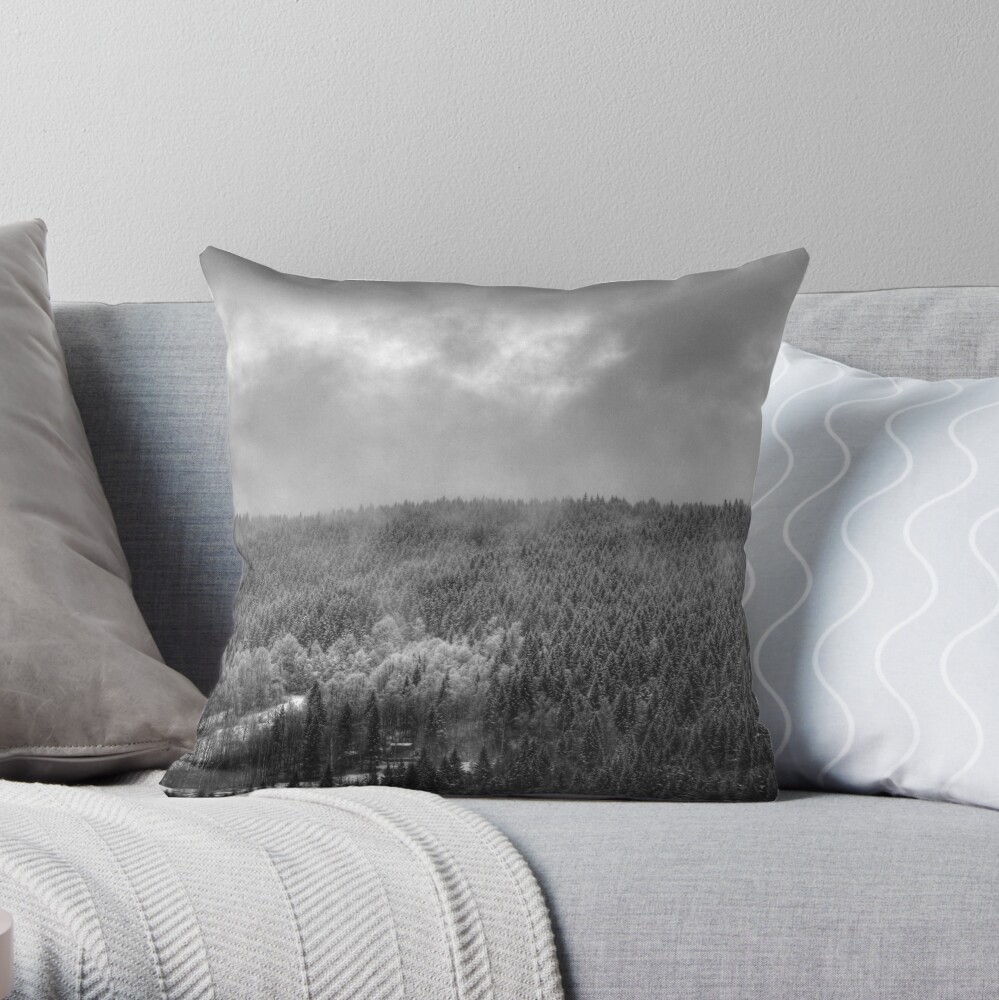 Mist #2 Throw Pillow