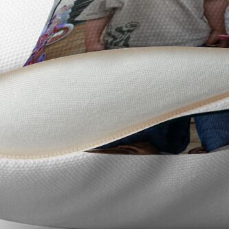 Alternate view of Cousins Throw Pillow