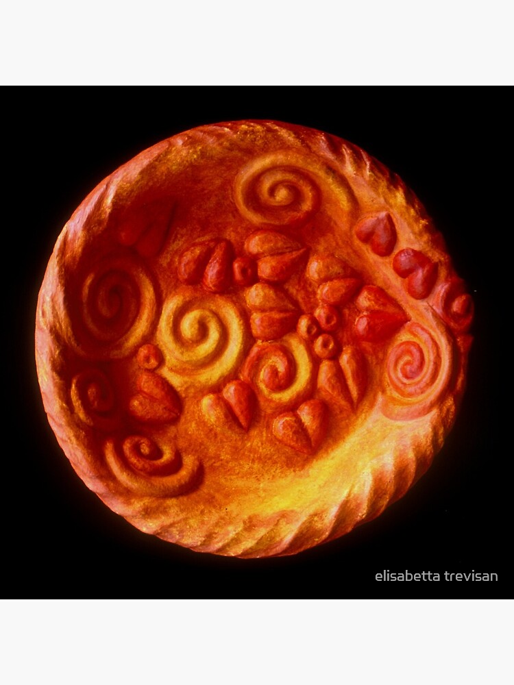 orange plate by betta
