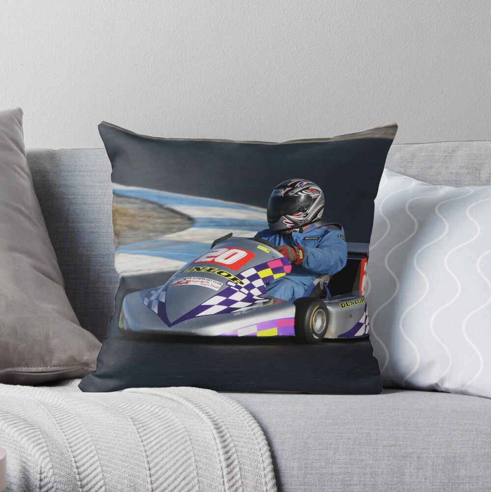 Fast Fun Throw Pillow