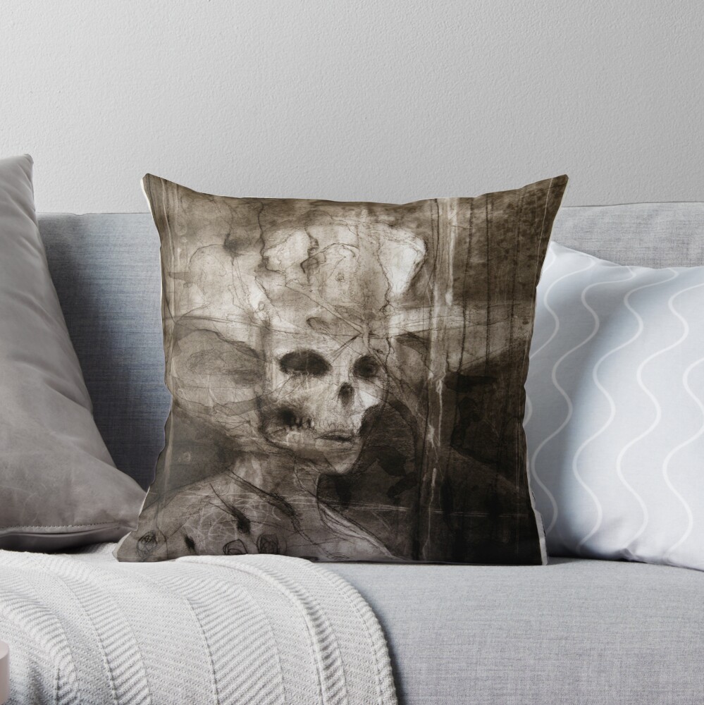 rest in peace Throw Pillow