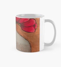 Abstract Floral on Collage Mug