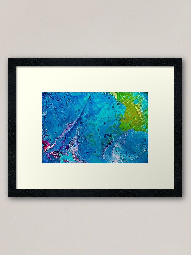 Alternate view of Fragment of Falling Space Framed Art Print