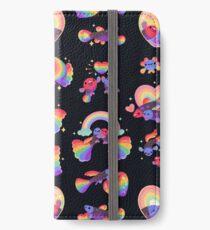 Regenbogen-Guppy 5 iPhone Flip-Case/Hülle/Skin
