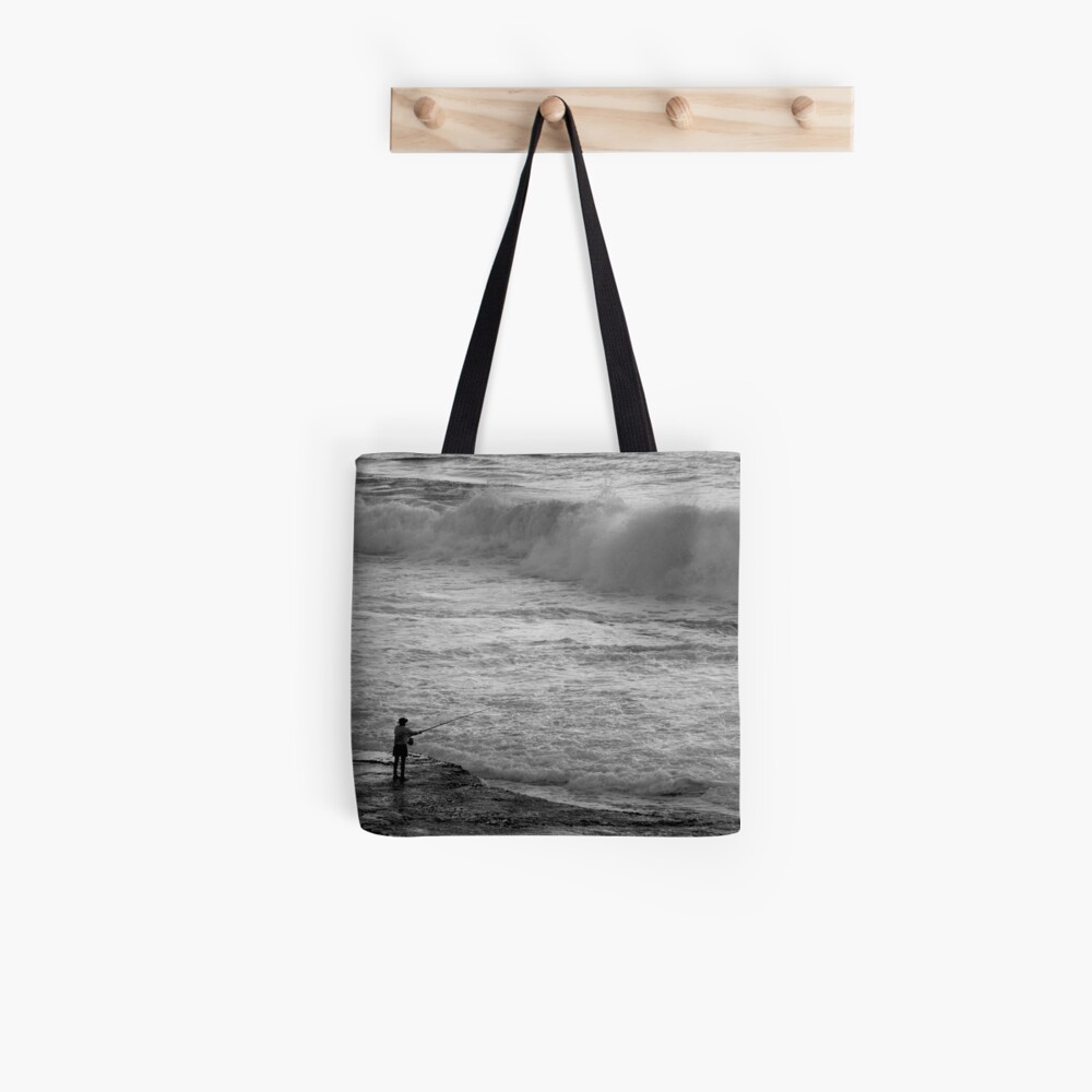 Rock Fisherman Tote Bag