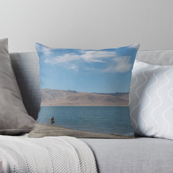 Mining for Serenity Throw Pillow