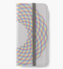 Kreisform, bunt iPhone Flip-Case/Hülle/Skin