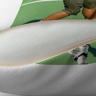 Alternate view of Backhand (Rafael Nadal) Throw Pillow